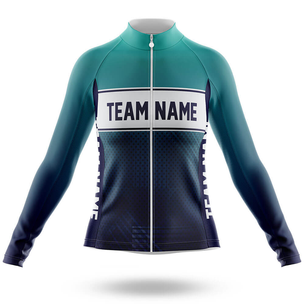 Custom Team Name S20 - Women's Cycling Kit-Long Sleeve Jersey-Global Cycling Gear