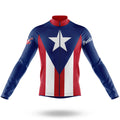 Love Puerto Rico - Men's Cycling Kit-Long Sleeve Jersey-Global Cycling Gear