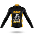 Bike For Beer V4 - Men's Cycling Kit-Long Sleeve Jersey-Global Cycling Gear