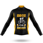 Bike For Beer V4 - Men's Cycling Kit-Long Sleeve Jersey-Global Cycling Gear