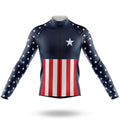 Cycling USA - Men's Cycling Kit-Long Sleeve Jersey-Global Cycling Gear