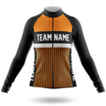 Custom Team Name M6 Yellow - Women's Cycling Kit-Long Sleeve Jersey-Global Cycling Gear