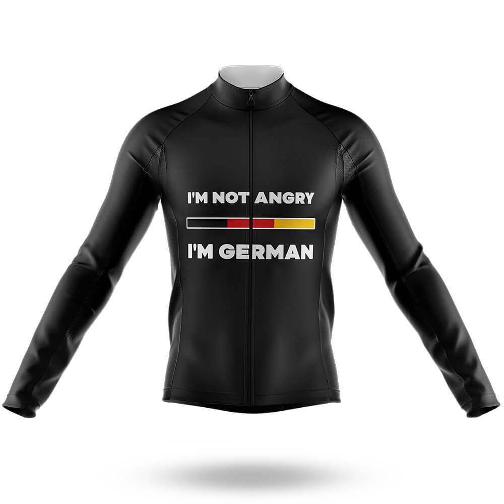 I'm Not Angry - Men's Cycling Kit-Long Sleeve Jersey-Global Cycling Gear