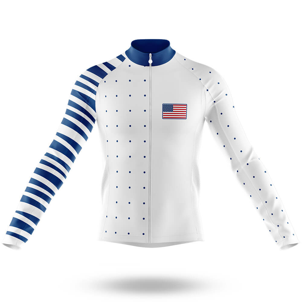 USA S20 - Men's Cycling Kit-Long Sleeve Jersey-Global Cycling Gear