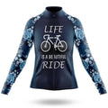 Beautiful Ride V4 - Women's Cycling Kit-Long Sleeve Jersey-Global Cycling Gear