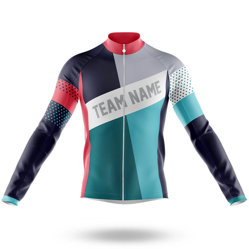 Custom Team Name M32 - Men's Cycling Kit-Long Sleeve Jersey-Global Cycling Gear