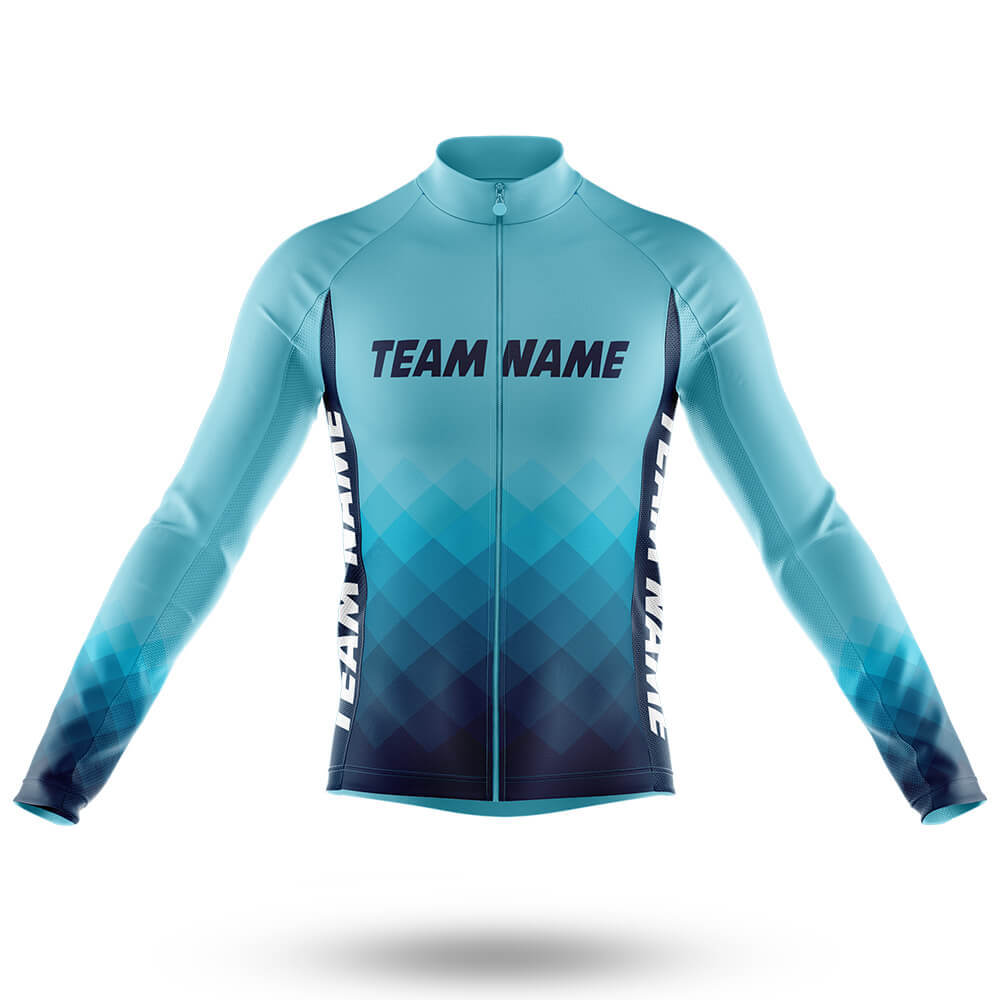 Custom Team Name M15 - Men's Cycling Kit-Long Sleeve Jersey-Global Cycling Gear