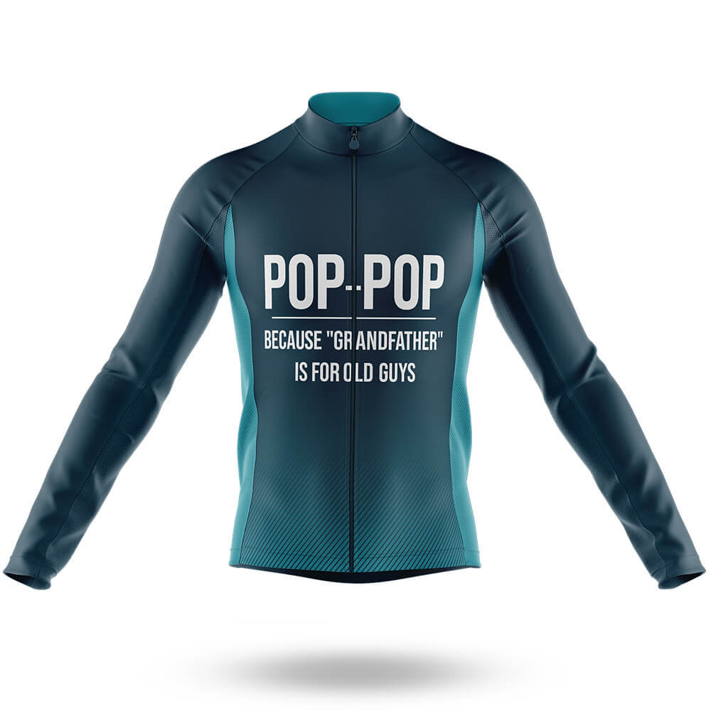 Pop-Pop - Men's Cycling Kit-Long Sleeve Jersey-Global Cycling Gear