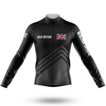 Great Britain S5 BLack - Men's Cycling Kit-Long Sleeve Jersey-Global Cycling Gear