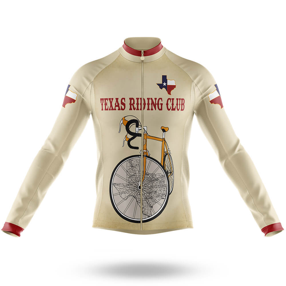 Texas Riding Club - Men's Cycling Kit-Long Sleeve Jersey-Global Cycling Gear