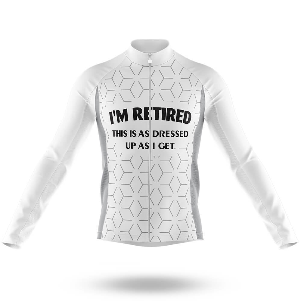 I'm Retired V4 - Men's Cycling Kit-Long Sleeve Jersey-Global Cycling Gear