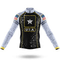 USA White Star - Men's Cycling Kit-Long Sleeve Jersey-Global Cycling Gear