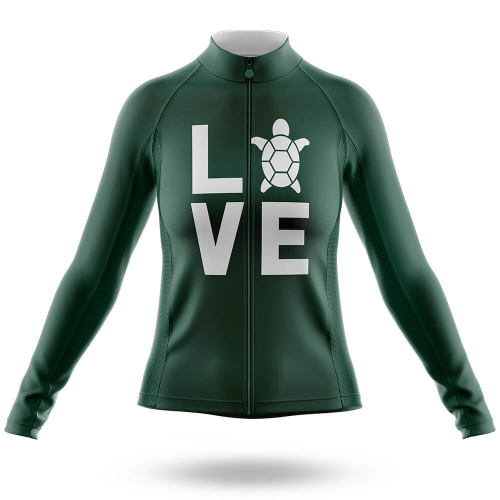 Love Turtles - Women's Cycling Kit-Long Sleeve Jersey-Global Cycling Gear