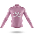 Bike Forever - Pink - Men's Cycling Kit-Long Sleeve Jersey-Global Cycling Gear