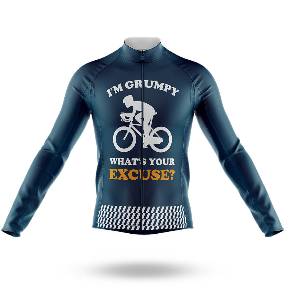 I'm Grumpy - Men's Cycling Kit-Long Sleeve Jersey-Global Cycling Gear