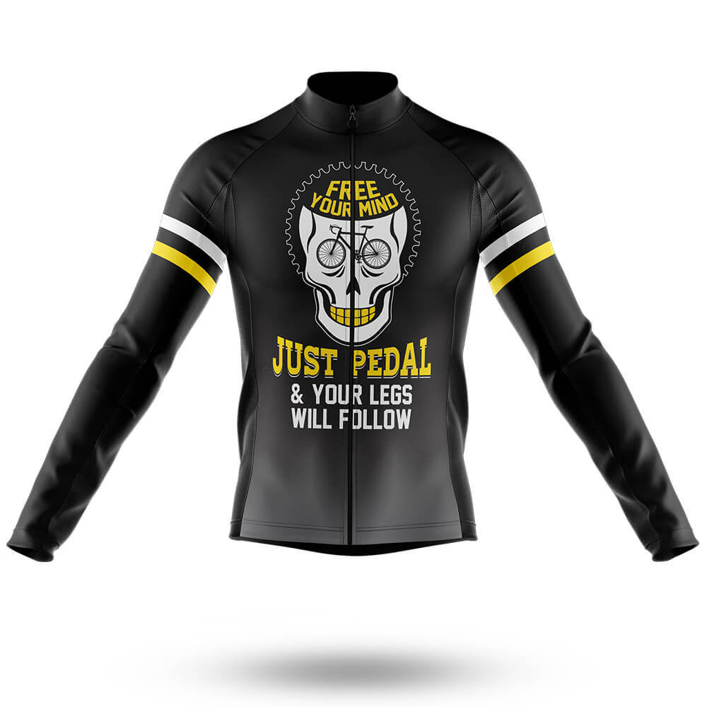 Free Your Mind V2 - Men's Cycling Kit-Long Sleeve Jersey-Global Cycling Gear