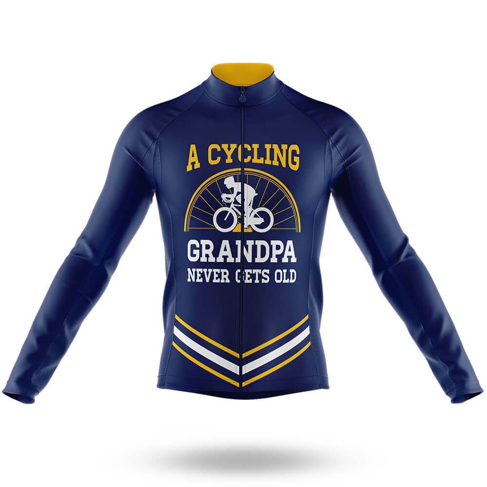Cycling Grandpa V7 - Men's Cycling Kit-Long Sleeve Jersey-Global Cycling Gear