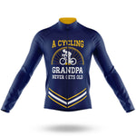 Cycling Grandpa V7 - Men's Cycling Kit-Long Sleeve Jersey-Global Cycling Gear