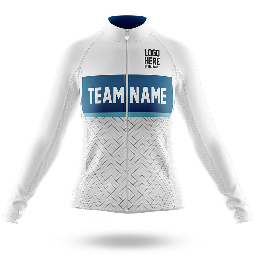 Custom Team Name S18 - Women's Cycling Kit-Long Sleeve Jersey-Global Cycling Gear