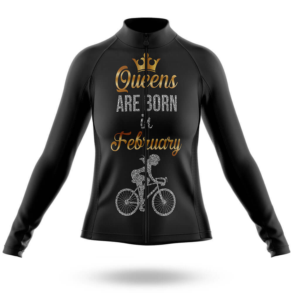 February Queens - Women's Cycling Kit-Long Sleeve Jersey-Global Cycling Gear