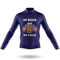 In Beer We Trust - Men's Cycling Kit-Long Sleeve Jersey-Global Cycling Gear