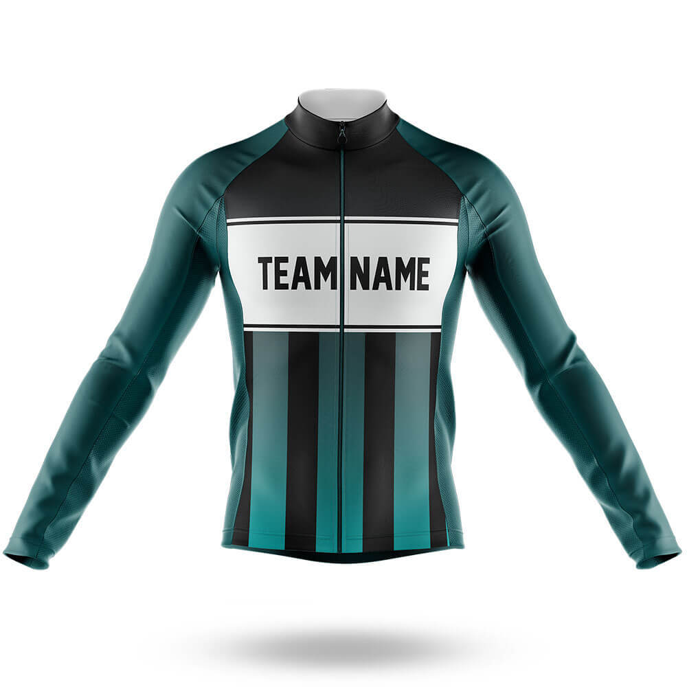 Custom Team Name S9 - Men's Cycling Kit-Long Sleeve Jersey-Global Cycling Gear