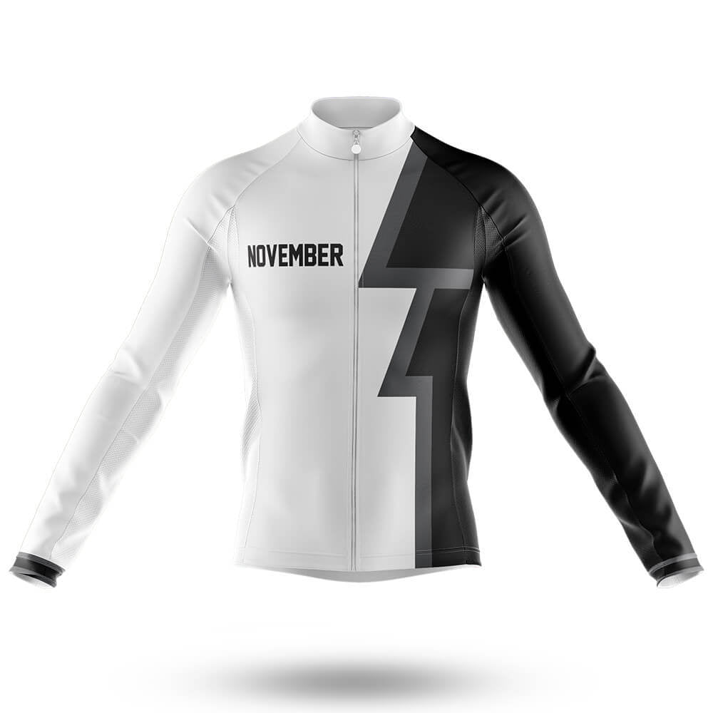 November - Men's Cycling Kit-Long Sleeve Jersey-Global Cycling Gear