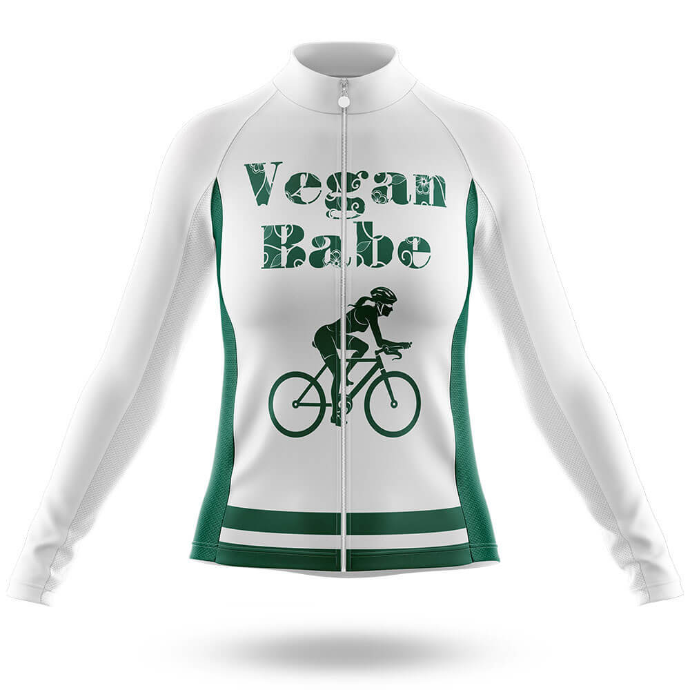 Vegan Babe - Women's Cycling Kit-Long Sleeve Jersey-Global Cycling Gear