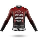 Awesome Grandpa V7 - Men's Cycling Kit-Long Sleeve Jersey-Global Cycling Gear