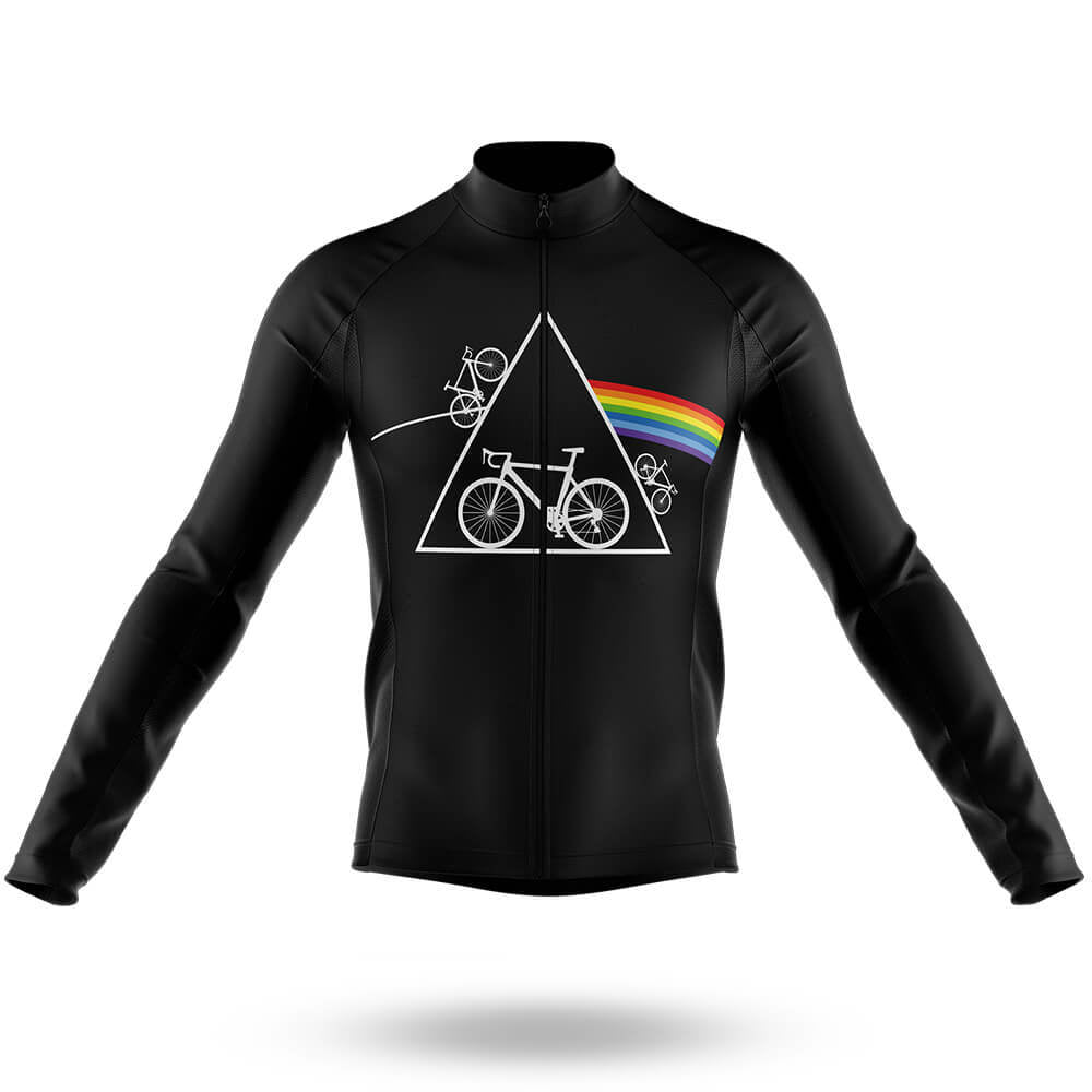 Rainbow Cycling Team - Men's Cycling Kit-Long Sleeve Jersey-Global Cycling Gear