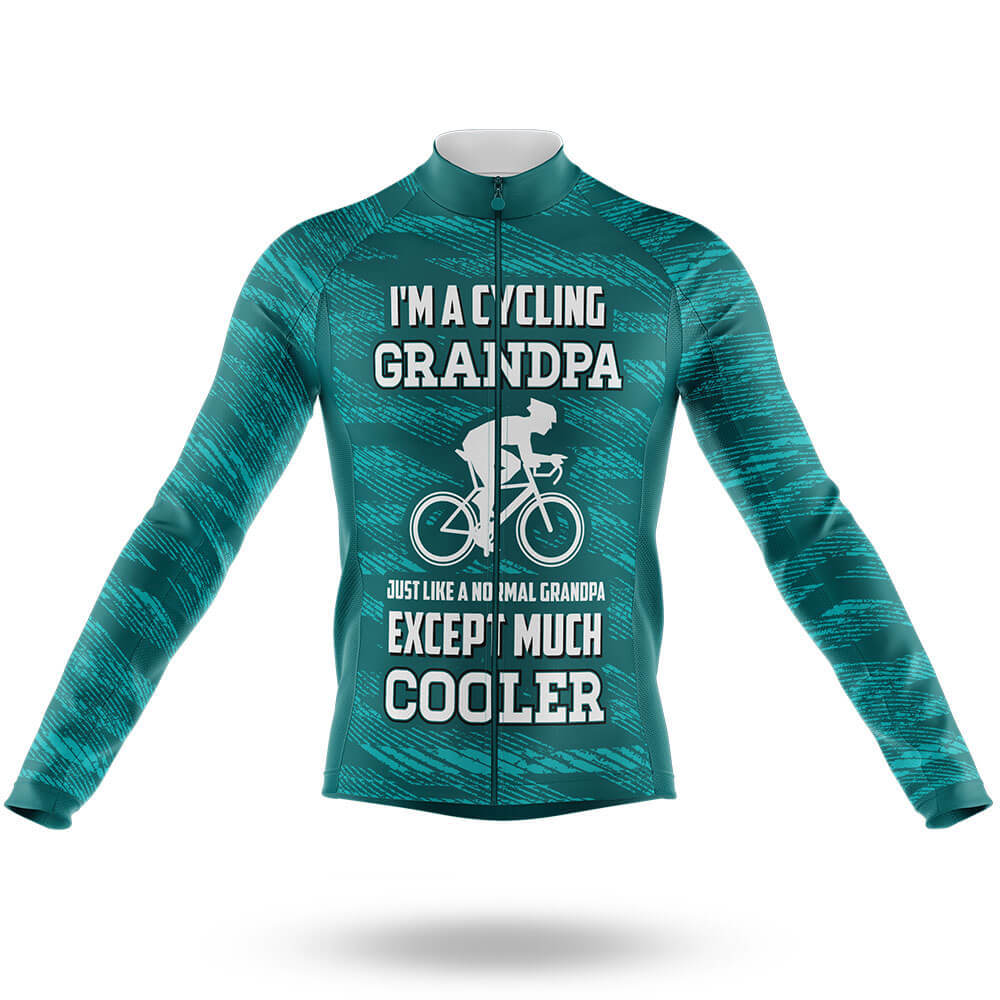 Grandpa V7 - Men's Cycling Kit-Long Sleeve Jersey-Global Cycling Gear