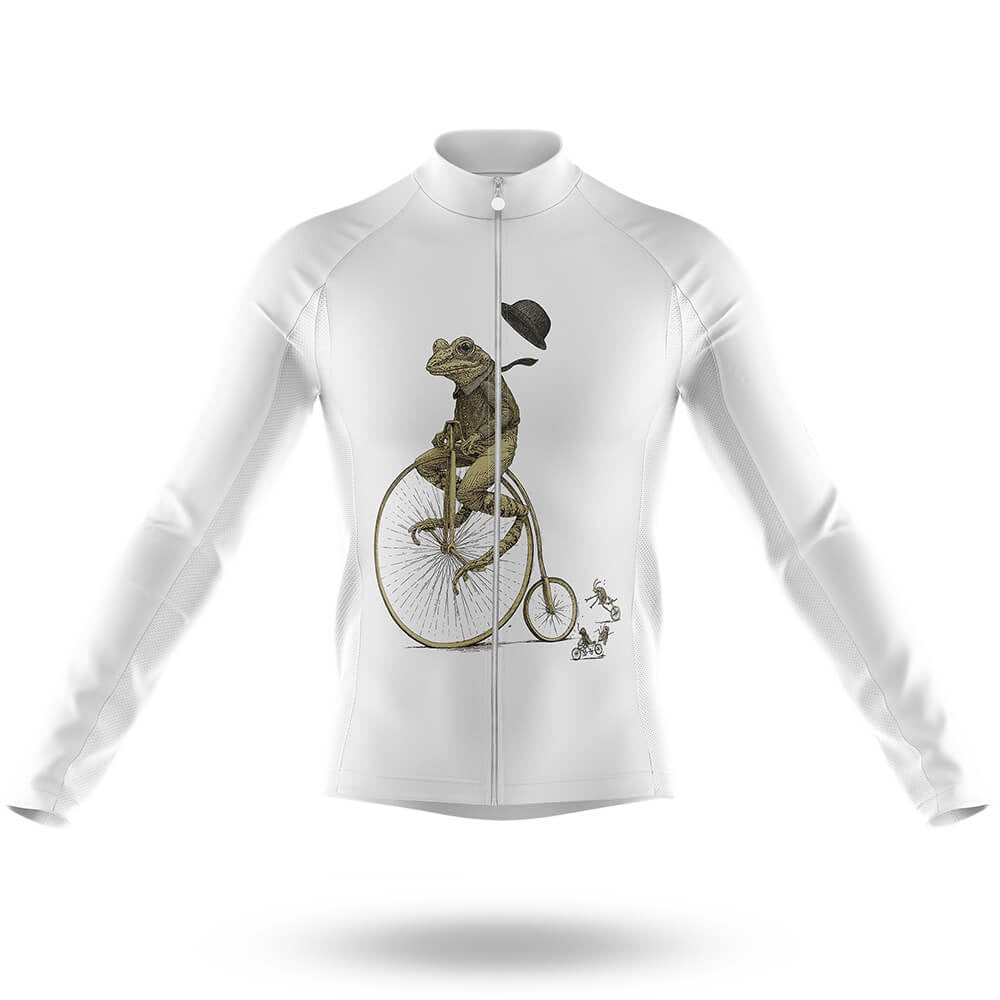 Frog On Bike - Men's Cycling Kit-Long Sleeve Jersey-Global Cycling Gear