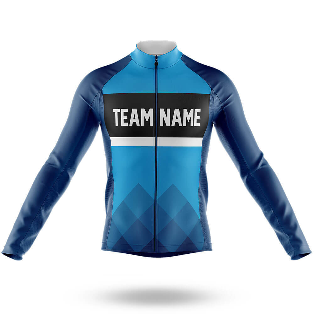 Custom Team Name S15 - Men's Cycling Kit-Long Sleeve Jersey-Global Cycling Gear