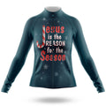 Jesus Is The Reason - Women - Cycling Kit-Long Sleeve Jersey-Global Cycling Gear