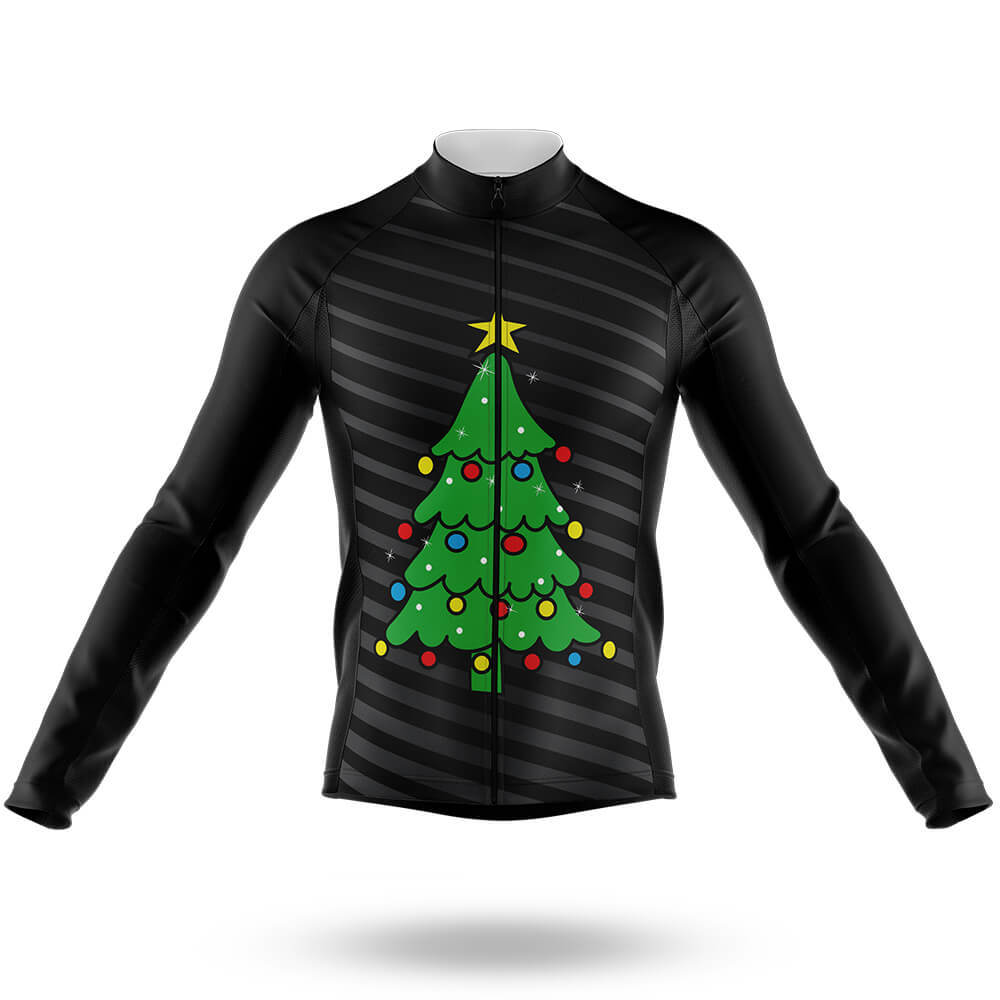 Christmas Tree - Men's Cycling Kit-Long Sleeve Jersey-Global Cycling Gear