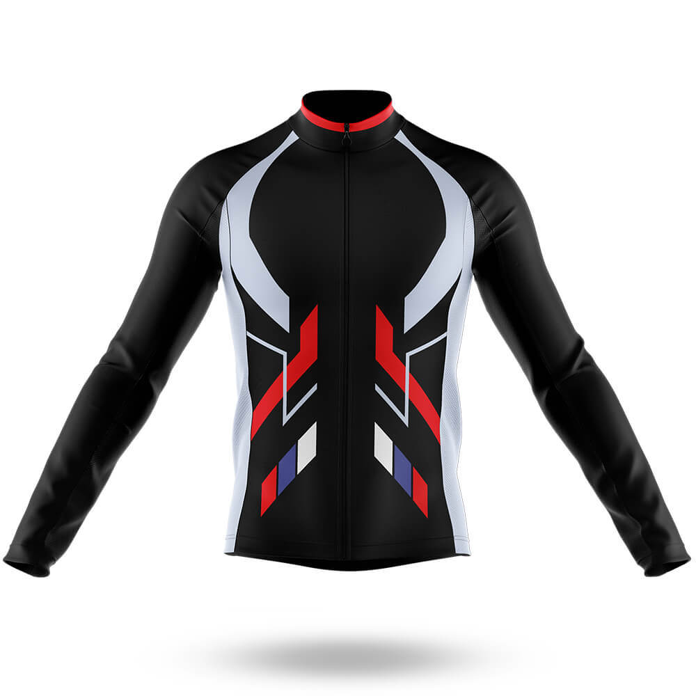 Geo Art - Men's Cycling Kit-Long Sleeve Jersey-Global Cycling Gear