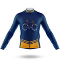Bicycle Anatomy - Men's Cycling Kit-Long Sleeve Jersey-Global Cycling Gear