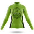 Life Cycle - Women's Cycling Kit-Long Sleeve Jersey-Global Cycling Gear