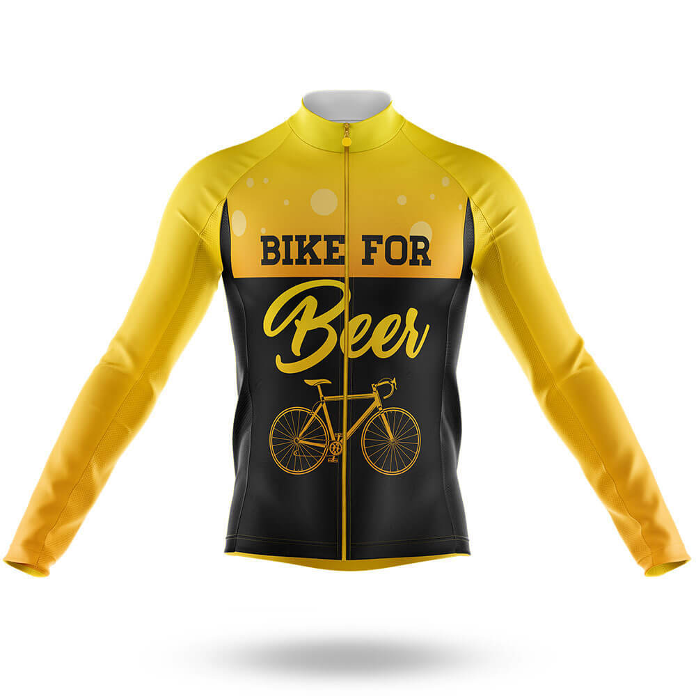 Bike For Beer V8 - Men's Cycling Kit-Long Sleeve Jersey-Global Cycling Gear