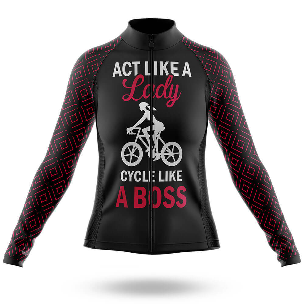 Lady V3 - Women's Cycling Kit-Long Sleeve Jersey-Global Cycling Gear