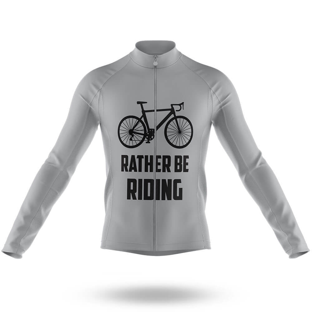 Rather Be Riding - Men's Cycling Kit-Long Sleeve Jersey-Global Cycling Gear