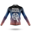 Pedal Power V6 - Men's Cycling Kit-Long Sleeve Jersey-Global Cycling Gear