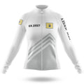 New Jersey S4 White - Women - Cycling Kit-Long Sleeve Jersey-Global Cycling Gear