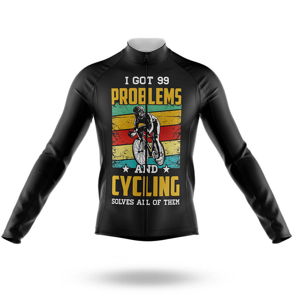 Cycling Solution V4 - Men's Cycling Kit-Long Sleeve Jersey-Global Cycling Gear