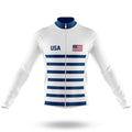 USA S25 - Men's Cycling Kit-Long Sleeve Jersey-Global Cycling Gear