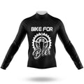 Bike For Beer V7 - Men's Cycling Kit-Long Sleeve Jersey-Global Cycling Gear