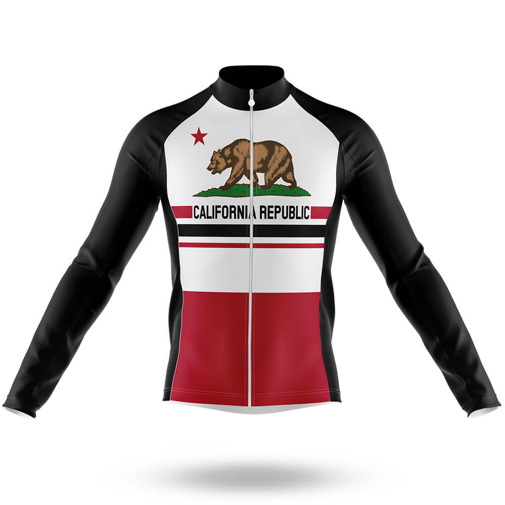 California Republic V5 - Men's Cycling Kit-Long Sleeve Jersey-Global Cycling Gear