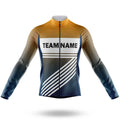 Custom Team Name S3 Yellow - Men's Cycling Kit-Long Sleeve Jersey-Global Cycling Gear