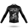 Too Many Bikes - Men's Cycling Kit-Long Sleeve Jersey-Global Cycling Gear