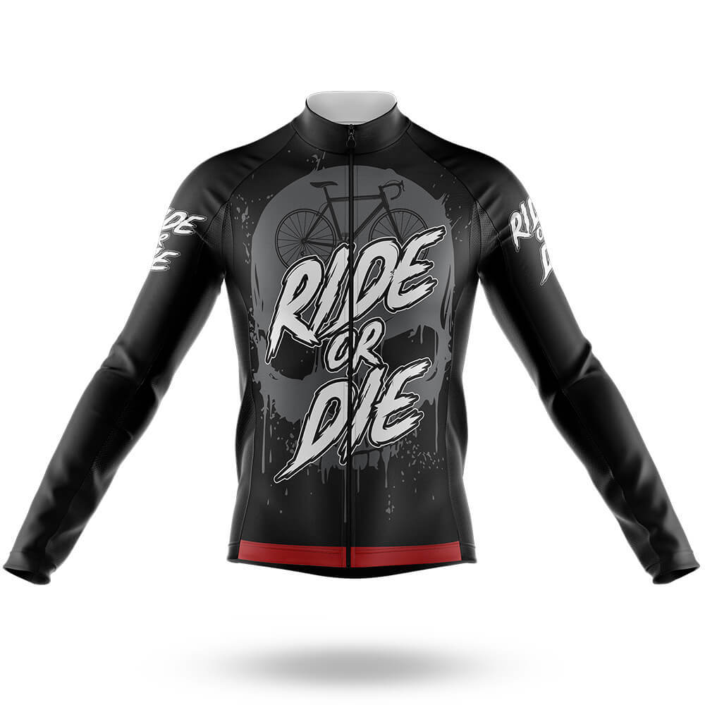 Ride Or Die V9 - Men's Cycling Kit-Long Sleeve Jersey-Global Cycling Gear